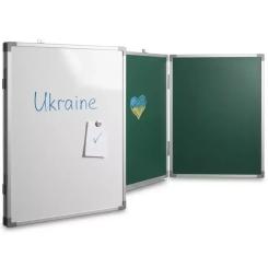 Школьная доска Sector магнитная мел-маркерная 400х100 Фото 4