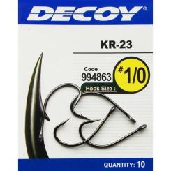 Крючок Decoy KR-23 Black Nickeled 02 (10 шт/уп) Фото 1