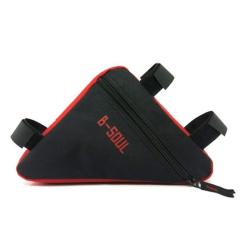 Велосумка нарамная Bravvos BC-BG064 20x18x4 cm Black/Red Фото