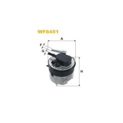 Фильтр топливный Wixfiltron WF8451 Фото