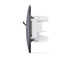 Компьютерная розетка Videx BINERA CAT6 одинарна черн Фото 2