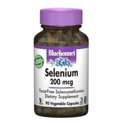 Минералы Bluebonnet Nutrition Селен 200мкг, 90 гелевих капусул Фото