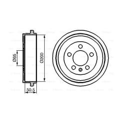 Тормозной барабан Bosch 0 986 477 133 Фото 4