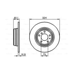 Тормозной диск Bosch 0 986 478 095 Фото 4