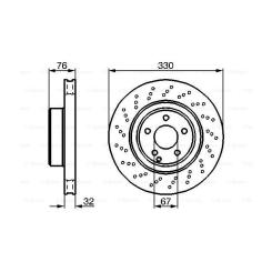 Тормозной диск Bosch 0 986 478 470 Фото 4