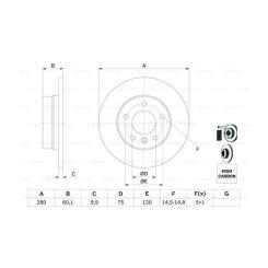 Тормозной диск Bosch 0 986 478 561 Фото 4