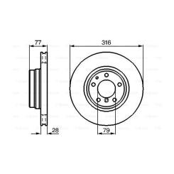 Тормозной диск Bosch 0 986 478 622 Фото 4