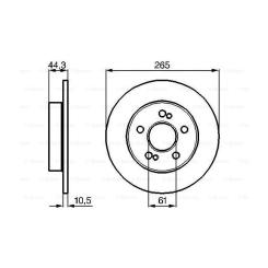 Тормозной диск Bosch 0 986 478 758 Фото 4