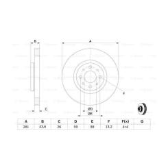 Тормозной диск Bosch 0 986 478 855 Фото 4
