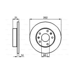 Тормозной диск Bosch 0 986 478 991 Фото