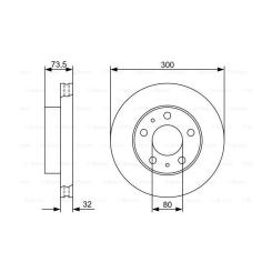 Тормозной диск Bosch 0 986 479 315 Фото 4