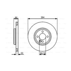 Тормозной диск Bosch 0 986 479 438 Фото 4