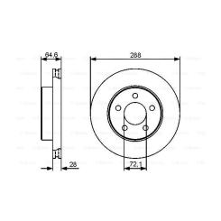 Тормозной диск Bosch 0 986 479 461 Фото 4