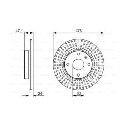 Тормозной диск Bosch 0 986 479 649 Фото 4