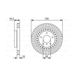 Тормозной диск Bosch 0 986 479 T44 Фото