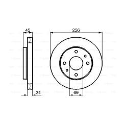 Тормозной диск Bosch 0 986 478 531 Фото 4