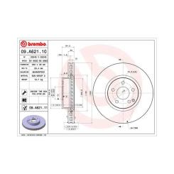 Тормозной диск Brembo 09.A621.11 Фото