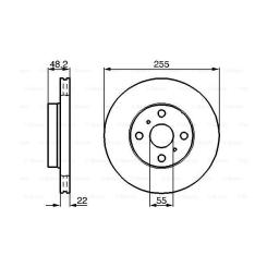 Тормозной диск Bosch 0 986 478 578 Фото 4