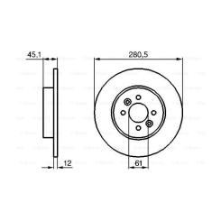 Тормозной диск Bosch 0 986 479 195 Фото 4