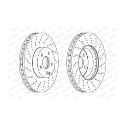 Тормозной диск FERODO DDF1694C-1 Фото
