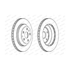 Тормозной диск FERODO DDF1855C-1 Фото