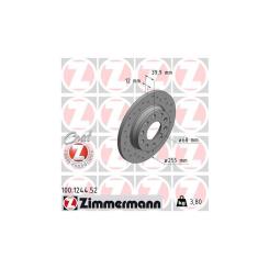 Тормозной диск ZIMMERMANN 100.1244.52 Фото