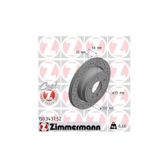Тормозной диск ZIMMERMANN 150.3437.52 Фото