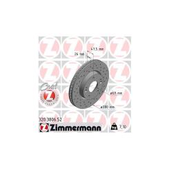 Тормозной диск ZIMMERMANN 320.3806.52 Фото