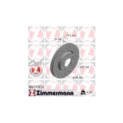 Тормозной диск ZIMMERMANN 380.2170.52 Фото