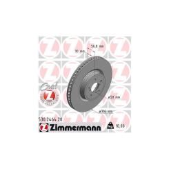Тормозной диск ZIMMERMANN 530.2464.20 Фото
