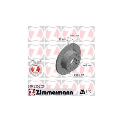 Тормозной диск ZIMMERMANN 600.3258.20 Фото