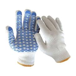 Защитные перчатки Werk ХБ натур., синя "хвиля" Фото