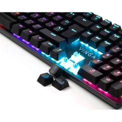 Клавиатура Vinga KBGM-100 LED Blue Switch USB Black Фото 4