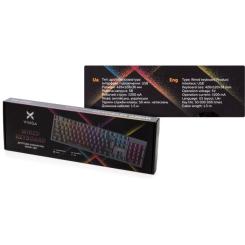 Клавиатура Vinga KBGM-100 LED Blue Switch USB Black Фото 6