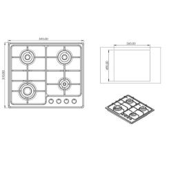 Варочная поверхность Grunhelm GPG 6355 IF Фото 6