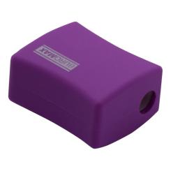 Точилка Buromax ALFA, RUBBER TOUCH з контейнером 2 отвори Фото 1