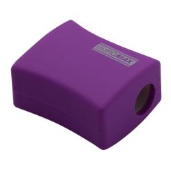 Точилка Buromax ALFA, RUBBER TOUCH з контейнером 2 отвори Фото 2