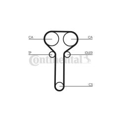 Ремень ГРМ CONTITECH CT978 Фото 1