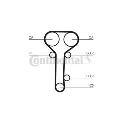 Ремень ГРМ CONTITECH CT978 Фото 2