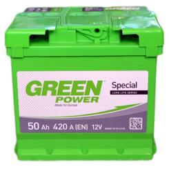 Аккумулятор автомобильный GREEN POWER 50Аh Фото
