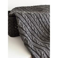 Плед Прованс Soft косы Графит 90x130 см Фото