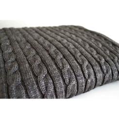 Плед Прованс Soft косы Графит 90x130 см Фото 1