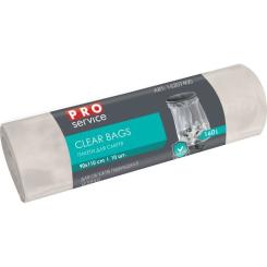 Пакеты для мусора PRO service Clear Bags LD Прозорі 160 л 10 шт. Фото