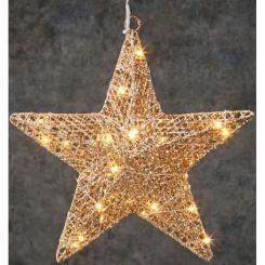 Гирлянда Luca Lighting Звезда 30 см 30 LED Шампань Фото