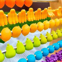 Развивающая игрушка Battat деревянная счеты Тутти-фрутти Фото 6