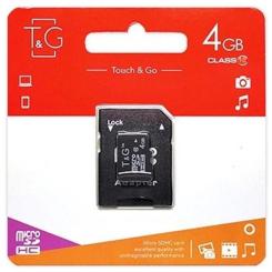 Карта памяти T&G 4GB microSDHC class 10 Фото 1