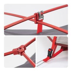 Палатка Naturehike Star-River 2 Updated NH17T012-T 20D Grey/Red Фото 2