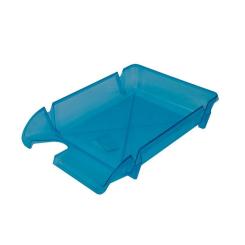 Лоток для бумаг Арника горизонтальный КОМПАКТ, голубой Фото