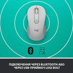 Мышка Logitech Signature M650 Wireless Off-White Фото 4