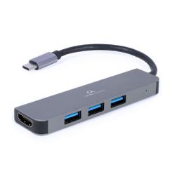 Концентратор Cablexpert USB-C 2-in-1 Фото